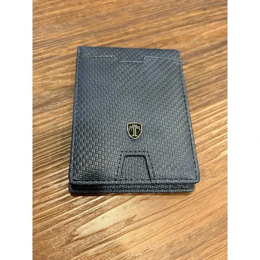 TRAVANDO Mens Slim Wallet Money Clip AUSTIN RFID Blocking Bifold Credit Card‎